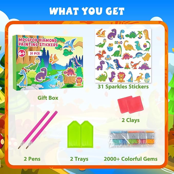 Labeol Diamond Art Kits for Kids Boys and Girls Ages 6-8-10-12 Easy to DIY - Image 5