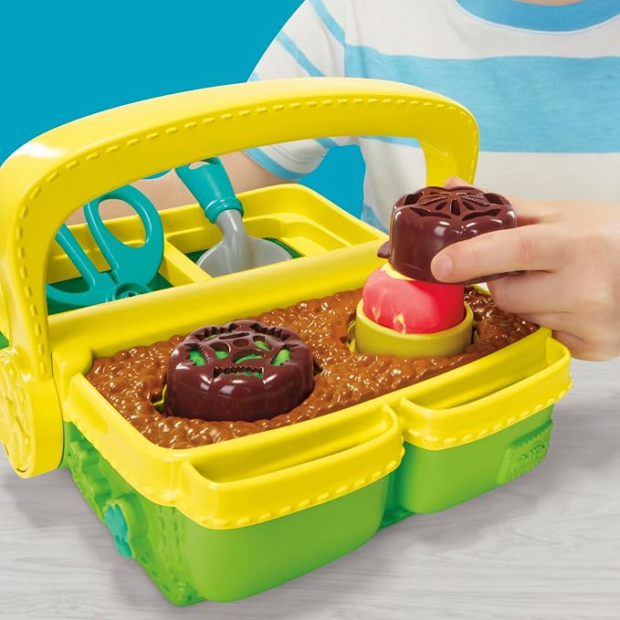 Play-Doh Blooming Flower Garden Toy Playset, Nature Pretend Play, Kids Arts & - Image 12