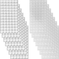 Self Adhesive Dots, Strong Adhesive 1400pcs 0.59" Diameter Sticky Back Nylon by RenaChris