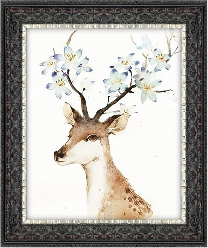 Golden State Art, 8X10 Ornate Finish Photo Frame, Real Glass by GoldenStateArt