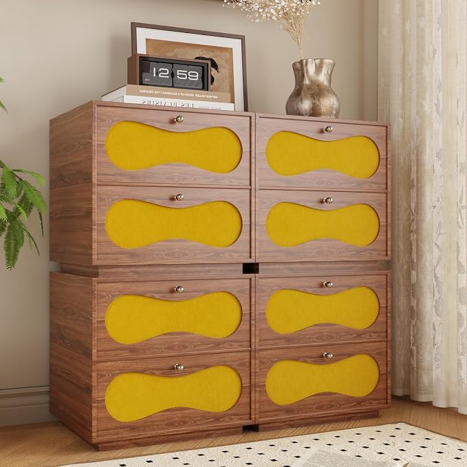 CRE8TIVE Mustard Yellow Velvet Drawer Liner Felt Velvet Flocking Liner - Image 4