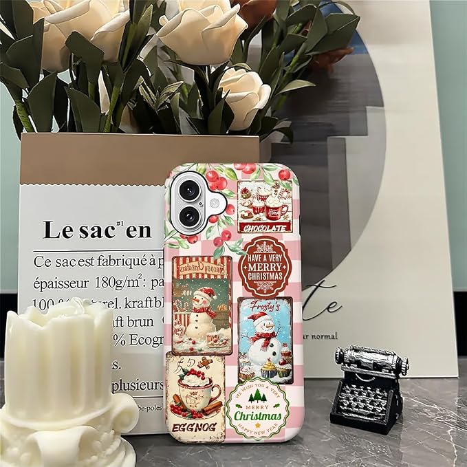 Case for iPhone 16, Scratch Resistant Hybrid Double Layer Hard Shell，Vintage - Image 3