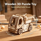 Wooden 3D Puzzle, Creative DIY Model Building Kit - Image 2
