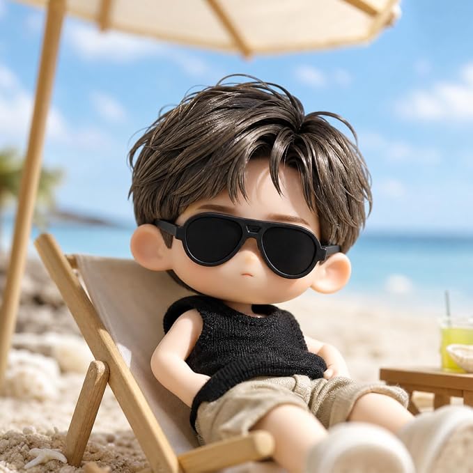 TOYANDONA 80pcs Doll Sunglasses, Miniature Sunglasses Mini Doll Costume - Image 7