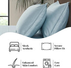 Luxury Bamboo Market |King Envelope Pillowcase Set | 100% Viscose Made from - Image 5