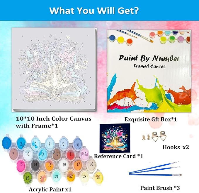 Artunion Framed Paint by Numbers Kit - Image 4
