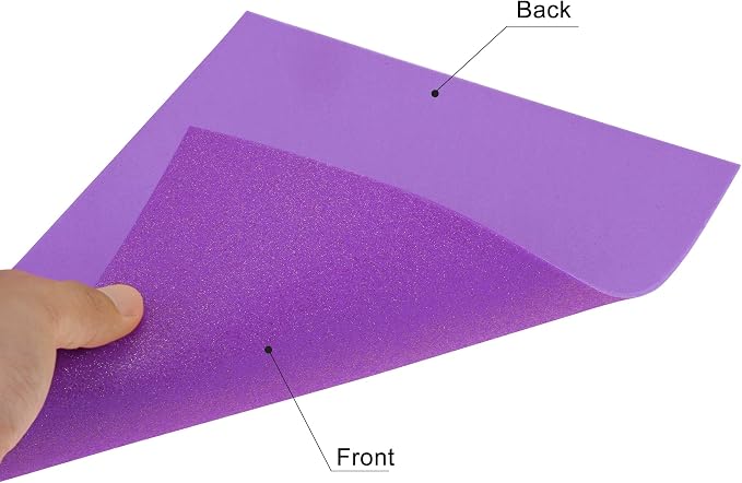 uxcell Purple Shiny EVA Foam Sheets 11 x 8 Inch 2mm Thick - Image 4