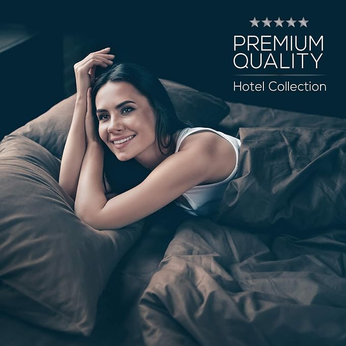 Mueller Luxury 6 PC Full Size Bed Sheets, Super Soft 1800, Deep Pocket up to - Image 7