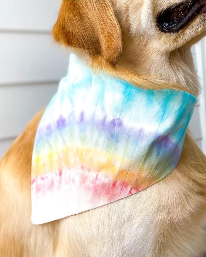 White Bandanas Women Men Large Cotton Tie Dye Party Supplies Plain Head Wrap - Image 9