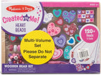 Melissa & Doug Sweet Hearts and Butterfly Friends Bead Set of 2-250+ Wooden - Image 6