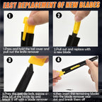 6 Pack Utility Knife Box Cutter Retractable, 9MM Snap-Off Exacto Knife Blades - Image 4