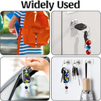 50pcs Beadable Keychains DIY Set, Metal Sliver Blank Keychains Bars Charmful - Image 7