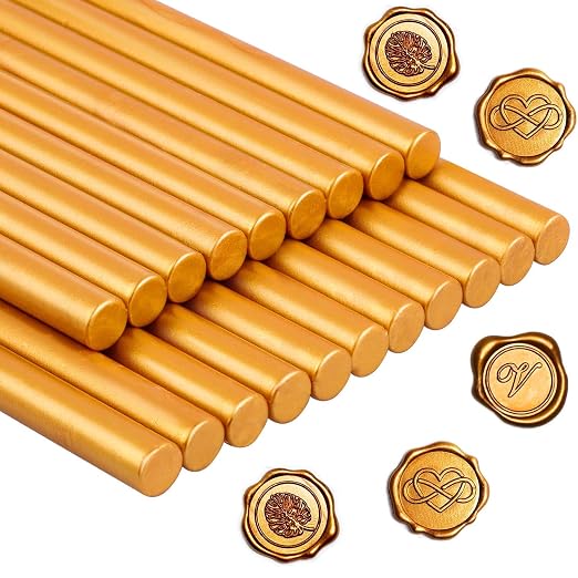Sealing Wax, Paxcoo 20pcs Wax Seal Sticks, Glue Gun Sealing Wax by PAXCOO