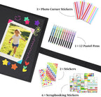 Vienrose Scrapbook Album 80 Pages, DIY Photo Album - Image 4