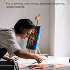 HARFINGTON 5pcs Painting Palette Knife Set Stainless Steel Pointy Flat Art - Image 6