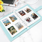 2x3 Photo Album, Clip-In PU Leather Cover A5 Photocard Binder, 200 Pockets - Image 7