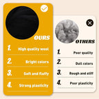 MORFEN 9.5 Oz Wool Roving, Needle Felting Wool, Fibre Wool Roving Top, Pure Wool - Image 5