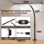 Airlonv LED Desk Lamp for Office Home, Eye-Caring Desk Light - Image 3