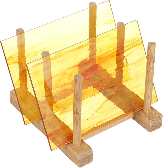 PATIKIL 4 x 6 Inch Transparent Stained Glass Sheets, 2 Sheets Mosaic Glass by PATIKIL