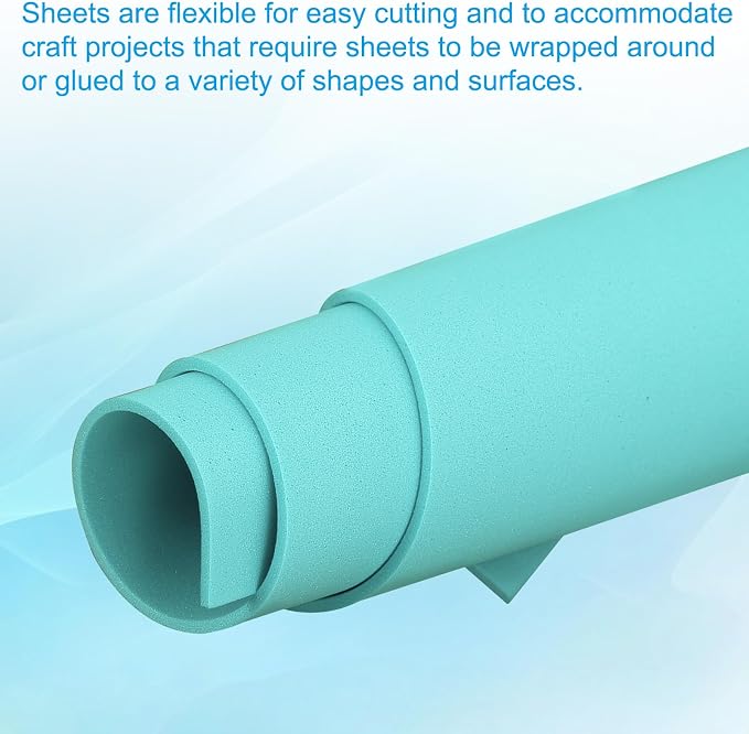 PATIKIL 30 Pack EVA Foam Sheets, Dark Green - Image 5