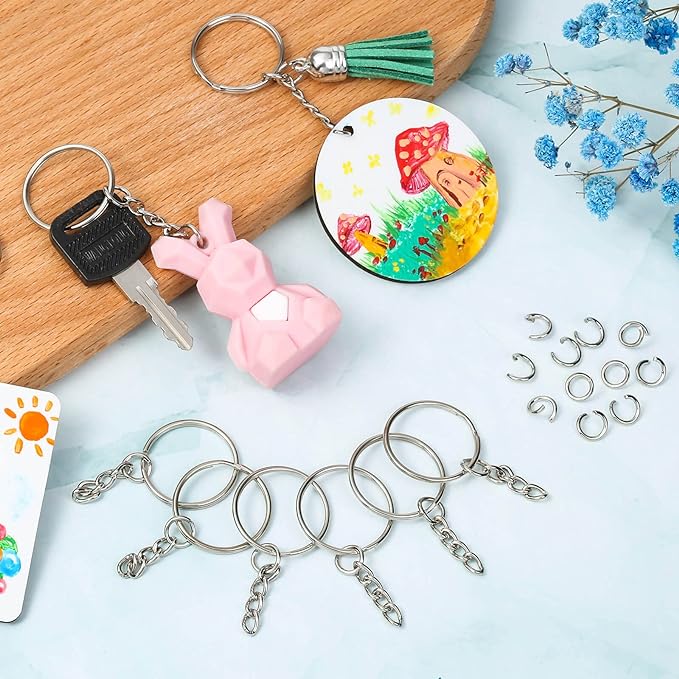 PAXCOO 150Pcs Split Key Chain Rings - Image 8