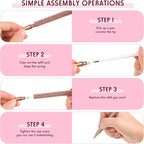 Epakh 2 Pieces Weeding Pen Vinyl Pen Pin Weeding Tool Fine Point Glitter Metal - Image 4