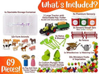 Farm Sensory Dough Kit Non-Toxic Dough - Image 2