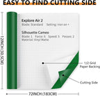 Lya Vinyl Matte Forest Green Permanent Vinyl, Window & Home Decal - Image 4