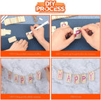 100 Pcs Unfinished Wood Pieces Rectangle-Shaped, Light Wooden Cutout Natural - Image 6