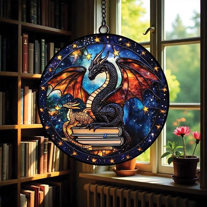 Mythical Dragon Acrylic Suncatcher by Unknown