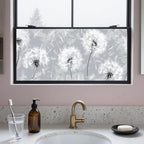 IVN Privacy Window Film Stained Glass Style 39.3x17.7 Inch Static Cling by IVN