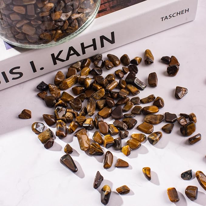 0.5 Lb/230g Crystal Chips Tumbled Polished Natural Tiger Eye Gravel Stones - Image 6