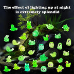 130 Pcs Luminous Mini Resin Animal Tiny Resin Animals Miniature Little Animal - Image 7