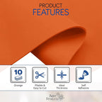 Adhesive Orange EVA Foam Sheets - Image 3