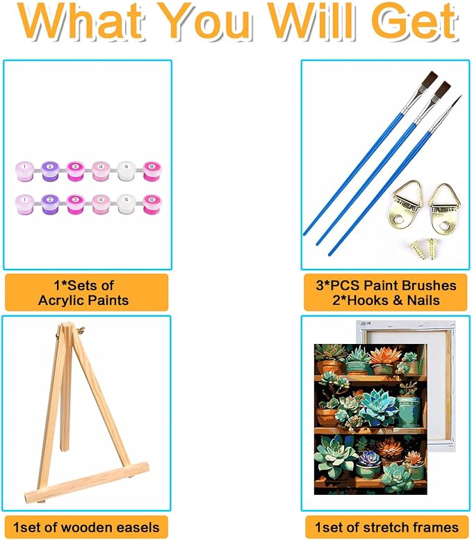 Meothan Framed Paint by Numbers Kits - Image 6