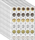 10 Sheets Coin Collection Supplies Pages, Coins Collecting Pocket Page by Xxmbbjy