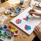 3 Inch Botanical Stencils for Painting - Image 4