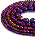 Zenkeeper Purple Hematite for Jewelry Making 4 MM Gemstones Loose Stone Beads by Zenkeeper