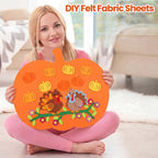 Peryiter 150 Pcs Fall Color Felt Fabric Sheets Bulk - Image 4