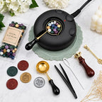 Black Electric Wax Seal Warmer for Melting Wax Beads DIY Wax Seal Stamp Craft - Image 5