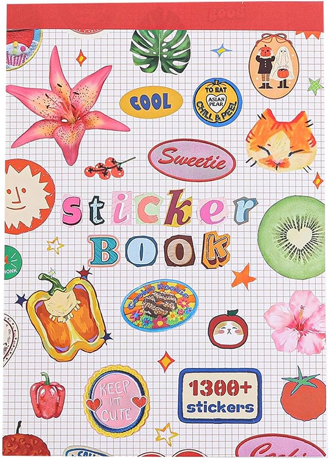 Girl's Korean Sticker Book, Food and Daily Life Theme by Unknown