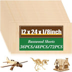 Riakrum Basswood Sheets Plywood Board Unfinished Wood Boards by Riakrum