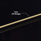 BENECREAT 18 Gauge 32 Yards Gold Jewelry Wire - Image 3