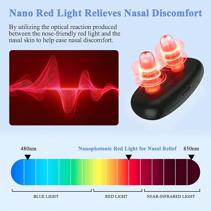 Red Light Nose Care Device, LED Nose Wellness Tool - Image 4