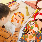 3sscha 40 Packs Fall Hedgehog Craft Kit - Image 4