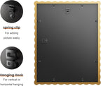 11x14 Wavy Picture Frame With Mat - Image 3