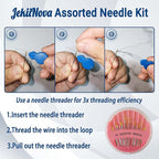 30 Pack Premium Hand Sewing Needles, 6 Sizes Assorted Sewing Needles - Image 3
