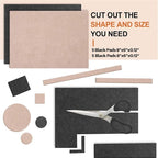 Felt Furniture Pads 10pcs 8" x 6" Adhesive Large Felt Pads, Cuttable Chair Leg - Image 4