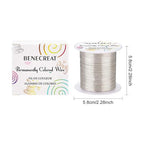 BENECREAT 18 Gauge 32 Yards Tarnish Resistant Silver Wire Jewelry Beading Wire - Image 2