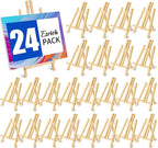 ESRICH 24 Pack 11.8" Wood Easels, Tabletop Easel by ESRICH